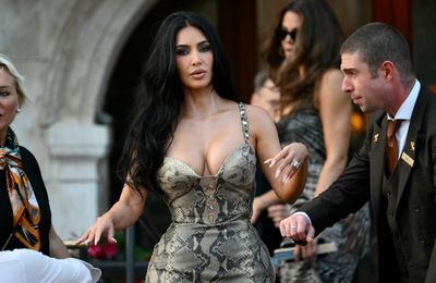Kim Kardashian wore her own clothes in All's Fair