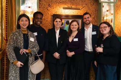 Eugenie shares passion for art as she mentors ‘changemakers’ for King’s charity
