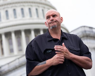 Pennsylvania senator John Fetterman suffers face injury in fall outside home