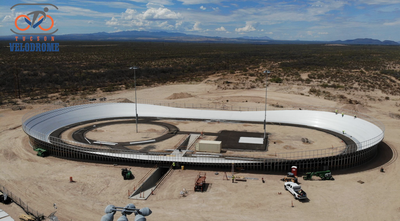 'A bit otherworldly' – Groundbreaking first aluminium velodrome opened in the US