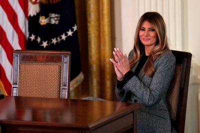Melania Trump issues challenge to US businesses as she unveils new initiative to help children