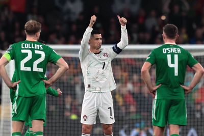 Cristiano Ronaldo mocked after almighty red-card tantrum in Ireland defeat