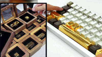 Now that's a bonus - top camera company gifts solid gold keycaps worth thousands of dollars to its top employees