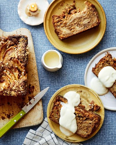 Benjamina Ebuehi’s recipe for apple, brown butter and oat loaf