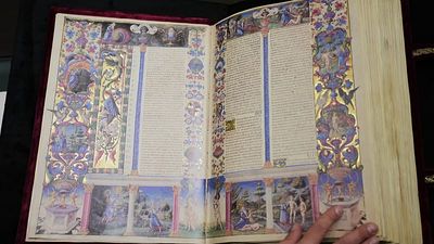 Take a look inside the ‘Mona Lisa Bible’ as it goes on display in Rome