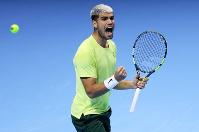 Carlos Alcaraz secures world No1 spot for the year with ATP World Tour Finals victory over Lorenzo Musetti