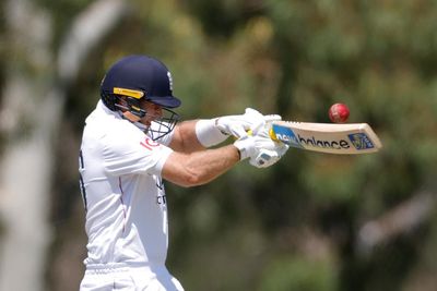 Joe Root splutters but Ollie Pope prospers in England’s Ashes warm-up