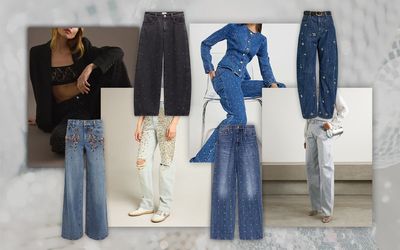 'Tis the season.. to sparkle! The best diamanté, crystal, and embroidered jeans to light up your next party
