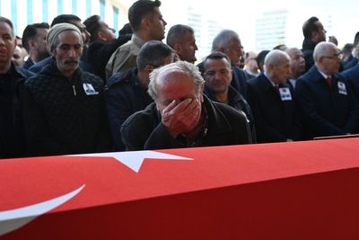 Turkey holds funeral for 20 military personnel killed in Georgia plane crash