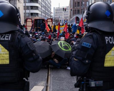 AfD hails US ban on European leftwing groups as historians fear crackdown on anti-fascists