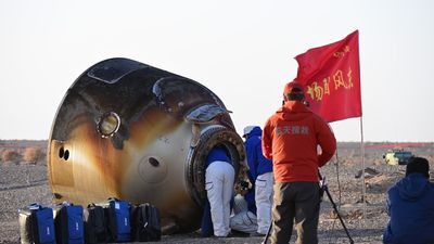 China's Shenzhou 20 astronauts return to Earth on different spacecraft after finding window cracks in their own (video)
