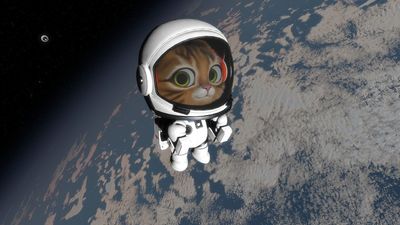 'Kitten Space Agency' is the spiritual successor to 'Kerbal Space Program', and they have an ex-SpaceX engineer on the team (interview)
