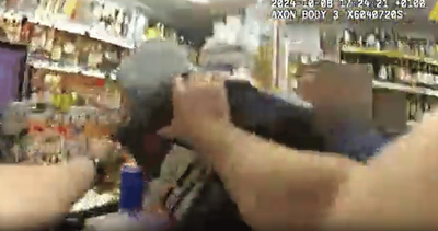 Moment knifeman who killed Porsche driver in 'Wild West' attack is tackled by police