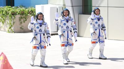 Chinese astronauts are back on Earth after suspected 'space junk' strike left them stranded in space