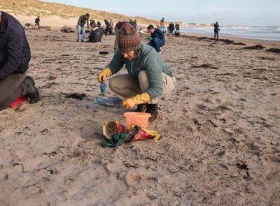 ‘We feel we’re fighting a losing battle’: the race to remove millions of plastic beads from Camber Sands