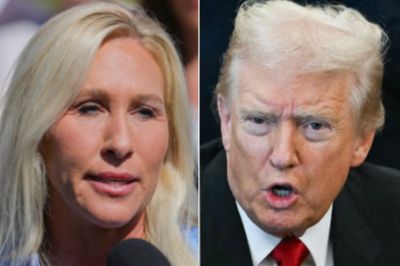 ‘Traitor’: Trump escalates his shock falling out with Marjorie Taylor Greene with stunning slur