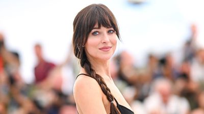 Dakota Johnson Transforms Her Unconventional Bathroom With Raw Concrete and Soft Blush Pink for a Sophisticated Escape