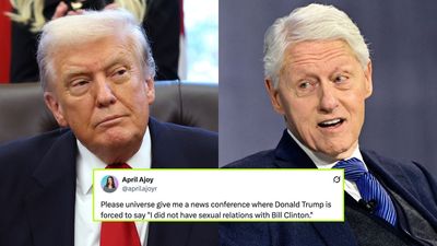 Internet Loses It As Epstein Email Seemingly Mentions Donald Trump ‘Blowing’ Bill Clinton
