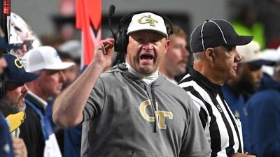 Georgia Tech’s Brent Key Looked So Disappointed After Thrilling Comeback Win Over BC
