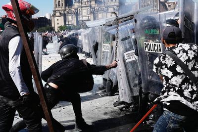Gen Z protests spread to Mexico City with 100 police officers injured