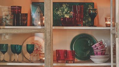 Joanna Gaines Shows How to Make the Colored Glassware Trend Work for Christmas – it's Having a Revival for 2025