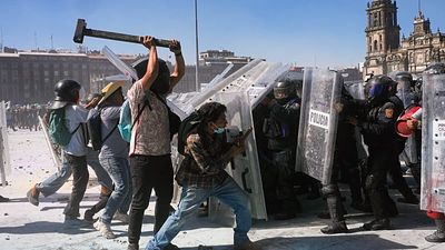 Gen-Z protests in Mexico turn violent, leaving over 120 injured