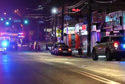 Hunt for gunman after boy, 10, and 21-year-old woman killed and three others injured in mass shooting in Newark