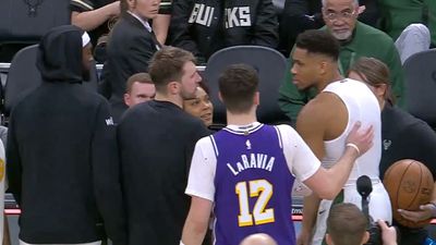 Giannis Antetokounmpo Had Such a Classy Gesture for L.A. Rookie After Lakers-Bucks