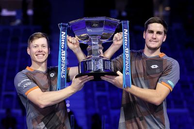 Briton Henry Patten and partner Harri Heliovaara defeat all-British pairing to win ATP Finals doubles crown