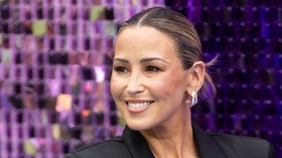 Rachel Stevens' chocolate suede and leather look is the outfit formula to invest in this season