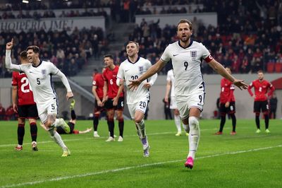 Albania 0-2 England: Harry Kane at the double as Three Lions complete unbeaten qualifying campaign