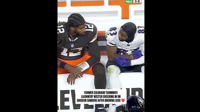 Shedeur Sanders Was Consoled by Former Colorado Teammate After Browns Debut