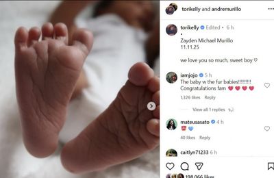'We love you so much sweet boy!' Tori Kelly gives birth to first child