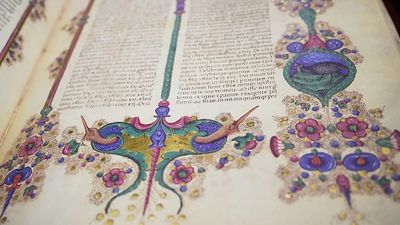 Rare 15th-century illuminated Bible goes on public display for Vatican Holy Year