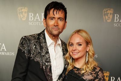 David Tennant and wife Georgia show united front on red carpet after reporting death threats to police