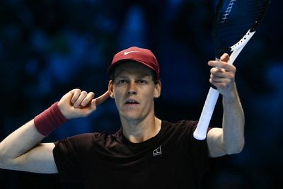 Jannik Sinner steals Carlos Alcaraz’s trademark move in fitting end to 2025 season