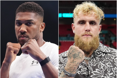 Anthony Joshua says he will ‘break the internet over Jake Paul’s face’ in Miami
