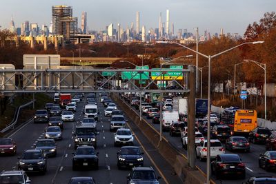 Record 82 million Americans expected to travel for Thanksgiving - with most taking to the roads