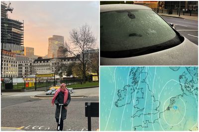 London freezes as temperature plunges to -2C in five-day cold snap