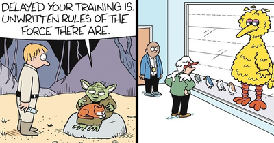 Artist Made 39 Comics Featuring Iconic Characters From Star Wars, Peanuts, Looney Tunes, and More