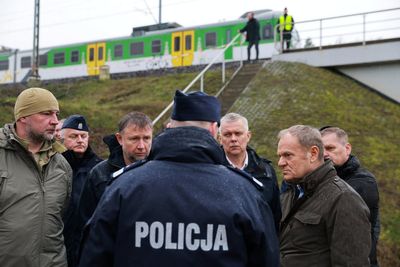 Russian spies blamed for sabotage of key railway line in Poland as Vladimir Putin tests Nato