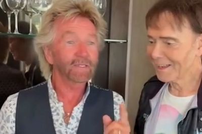 Noel Edmonds and Cliff Richard reveal combined age as they reunite in New Zealand