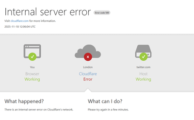Cloudflare down: Hundreds of websites including X go offline as network crashes - live updates