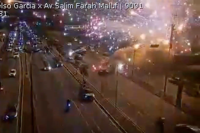 Moment huge deadly fireworks explosion rips through homes