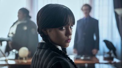 Jenna Ortega says she'd like to see Wednesday "deal with the darker side of herself" in season 3