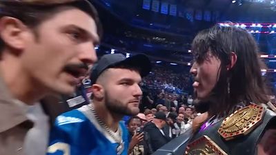 Cam Skattebo Responds to Critics of His Ringside Scuffle on 'Monday Night Raw'