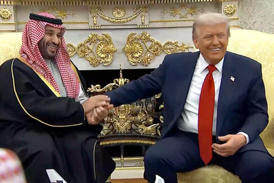 Trump mocks Biden for fist-bumping Saudi crown prince: ‘I don’t care where that hand has been’
