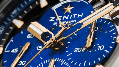 New Zenith is a limited edition chronograph with a stunning dial and a neat party trick