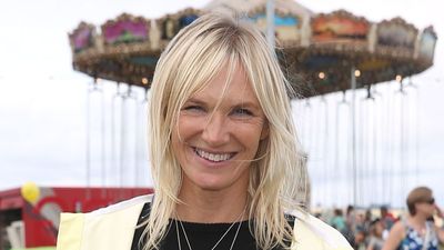 Can you wear wide-leg jeans with wellies? Jo Whiley demonstrates how to make this trending style wet-weather-ready
