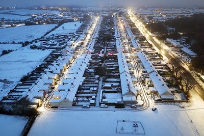 Snow warnings in force as half the country face travel issues